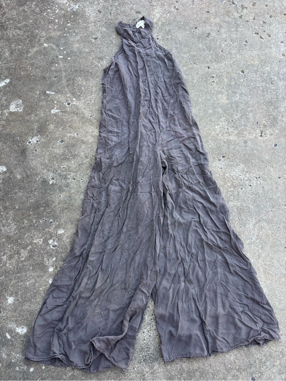 cloth & stone Sleeveless Wide-Leg Jumpsuit - Gray
